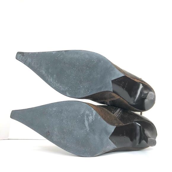 Giuseppe Zanotti Biork 90 Fur Lined Knee High Pointed Toe Leather Boots 37.5 - Picture 7 of 10